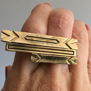 House of Harlow 3 piece Brass Ring